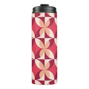 Abstract Geometric: Seamless Textile Design Thermal Tumbler