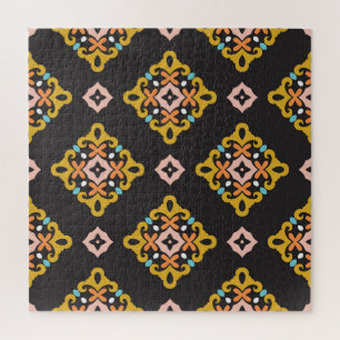 Abstract Geometric: Seamless Vintage Texture Jigsaw Puzzle
