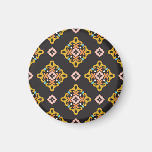 Abstract Geometric: Seamless Vintage Texture Magnet