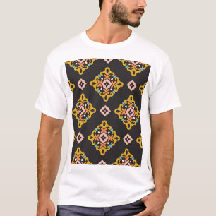Abstract Geometric: Seamless Vintage Texture T-Shirt