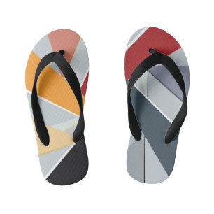 Abstract Geometric Shape 2 Kid's Thongs