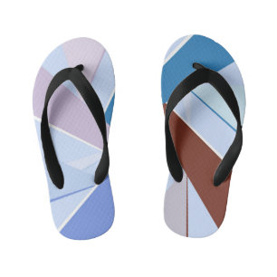 Abstract Geometric Shape 3 Kid's Thongs