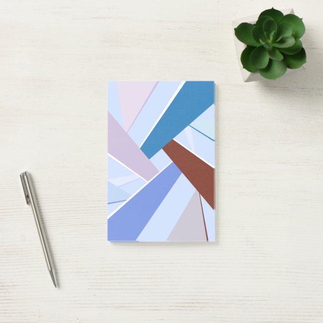Abstract Geometric Shape 3 Post-it Notes (Office)