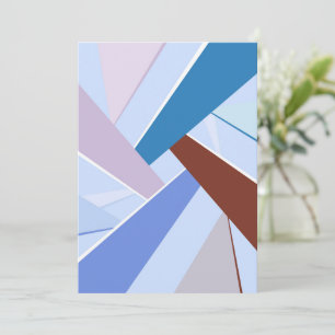 Abstract Geometric Shape 3 Thank You Card