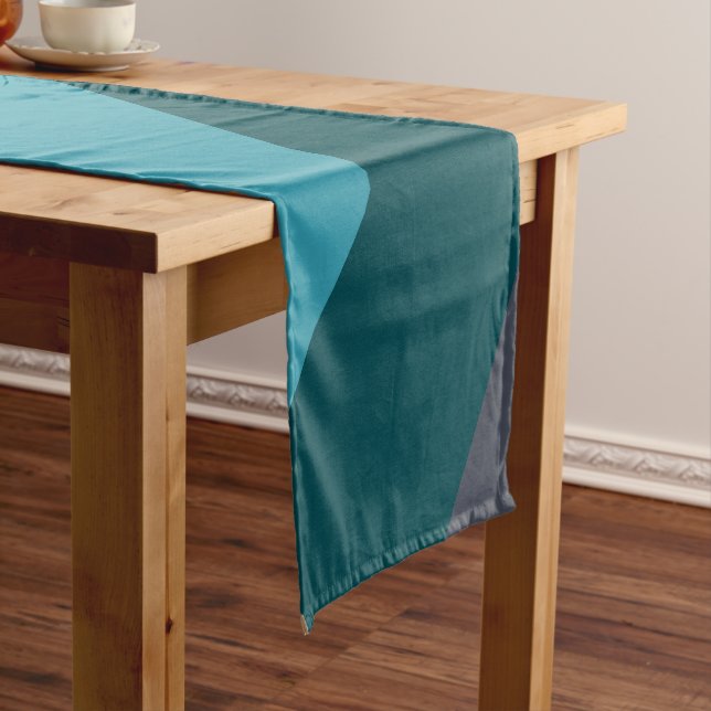 Abstract Geometric Shape 6 Short Table Runner (In Situ)