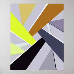 Abstract Geometric Shape 8 Poster