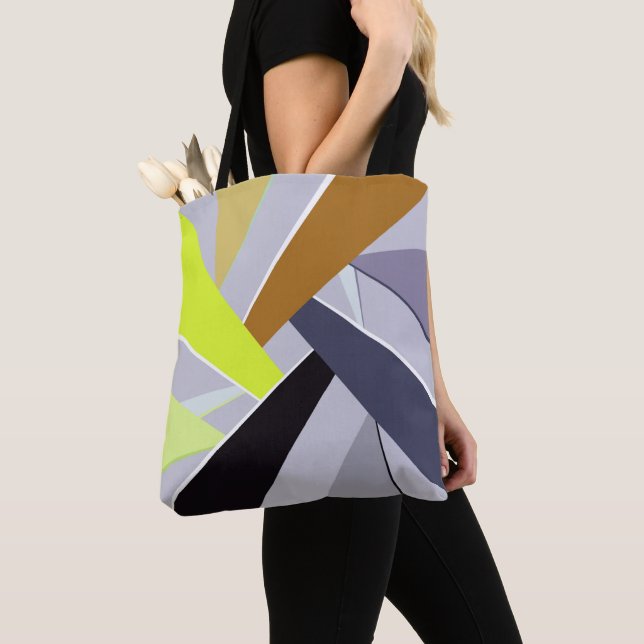 Abstract Geometric Shape 8 Tote Bag (Close Up)