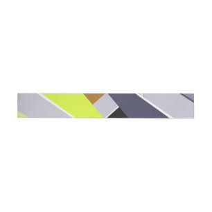 Abstract Geometric Shape 8 Wrap Around Label