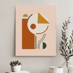 Abstract Geometric Shape Collage Contemporary Faux Canvas Print<br><div class="desc">Abstract Geometric Shape Collage Contemporary Faux Canvas Print</div>