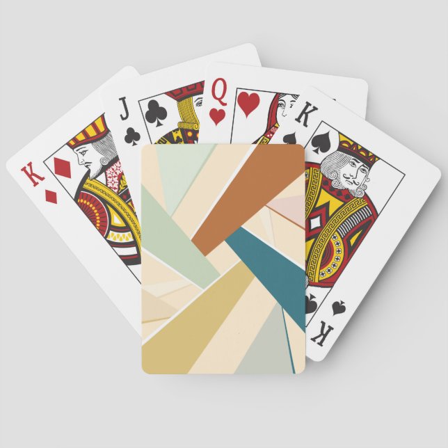 Abstract Geometric Shape Playing Cards (Back)