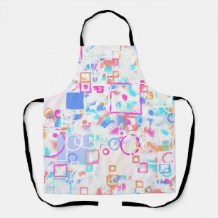 Abstract Geometric Shapes Apron