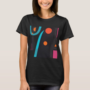 Abstract Geometric Shapes - Bold Pattern Design T-Shirt