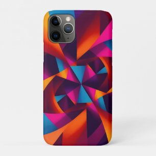 abstract geometric shapes iPhone 11 pro case