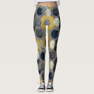 Abstract Geometric Shapes: Colourful Watercolor. Leggings