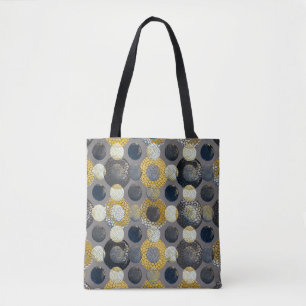 Abstract Geometric Shapes: Colourful Watercolor. Tote Bag