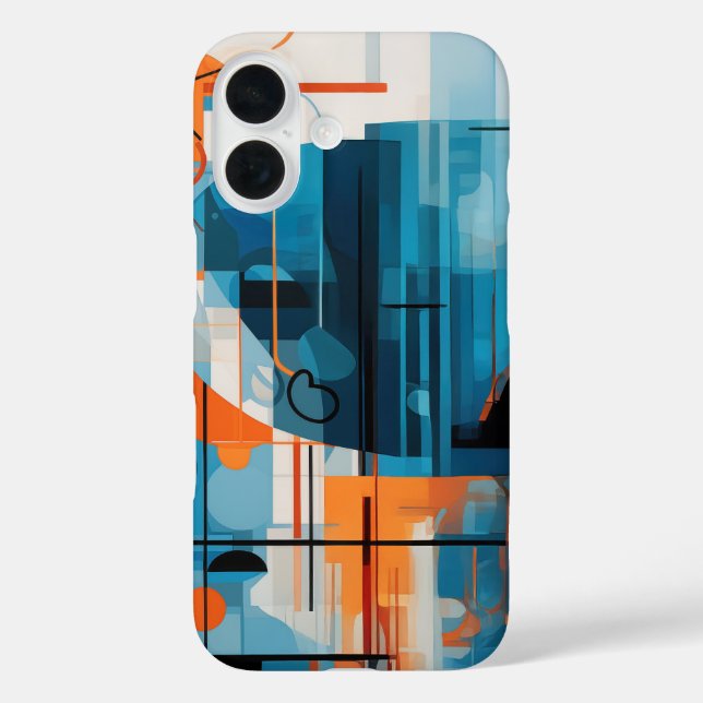 Abstract geometric shapes composition Case-Mate iPhone case (Back)