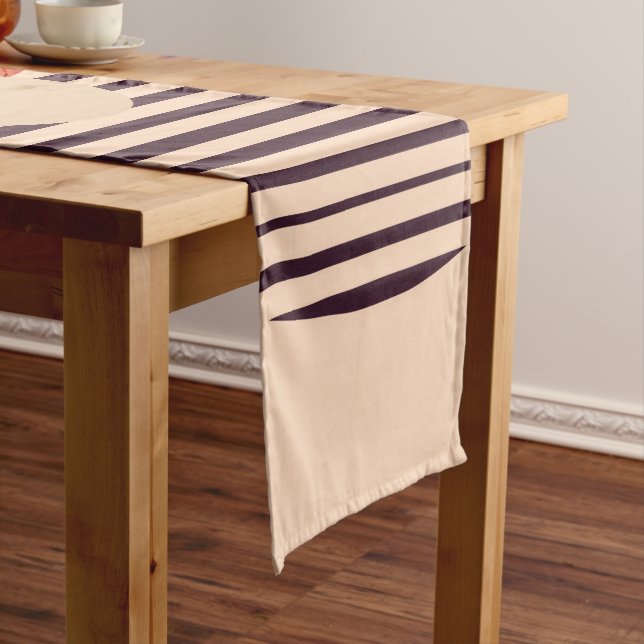 Abstract geometric shapes composition medium table runner (In Situ)