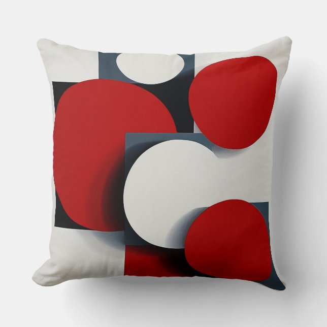Abstract geometric shapes cushion (Front)