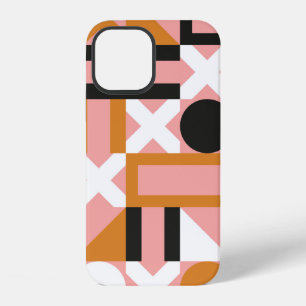 Abstract geometric shapes seamless pattern iPhone 12 case