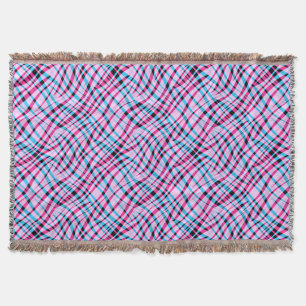 Abstract, geometric throw blanket