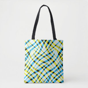 Abstract, geometric tote bag