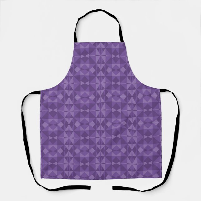 Abstract Geometric Triangle Pattern Apron (Front)