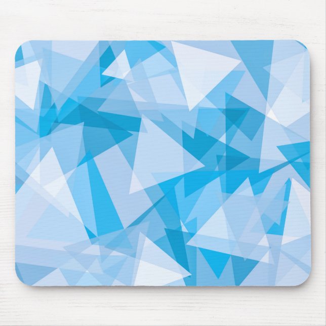 Abstract Geometric Triangle Pattern | Mouse Pad (Front)