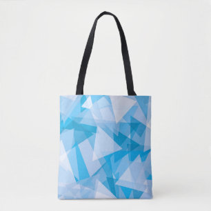 Abstract Geometric Triangle Pattern Tote Bag