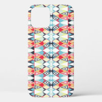 Abstract Geometric Tribal Line Pattern