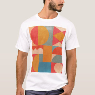 Abstract Geometric: Vintage Paper Texture T-Shirt