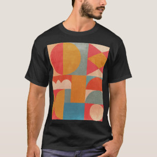 Abstract Geometric: Vintage Paper Texture T-Shirt