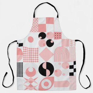 Abstract geometric vintage pattern made with simpl apron