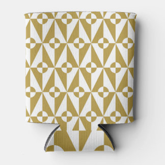 Abstract Geometric: Vintage Seamless Pattern Can Cooler