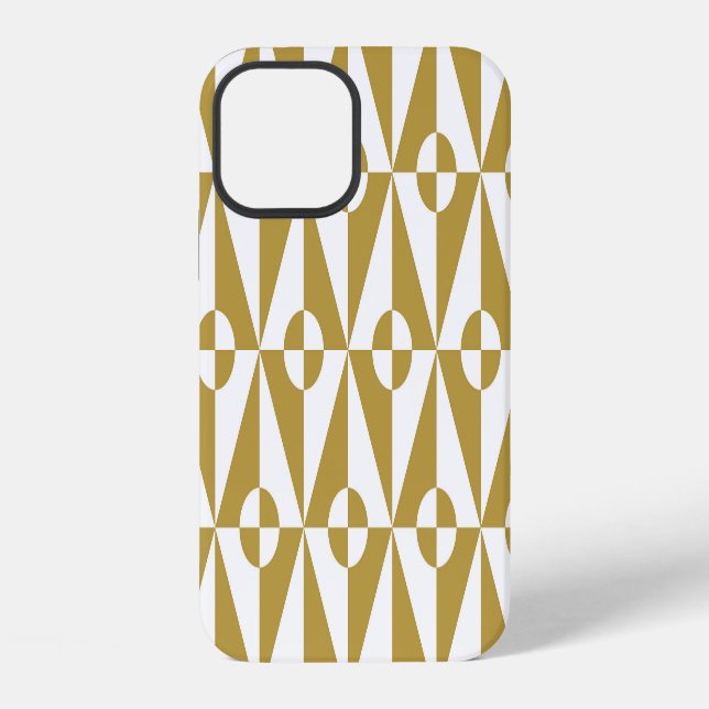 Abstract Geometric: Vintage Seamless Pattern iPhone Case (Back)