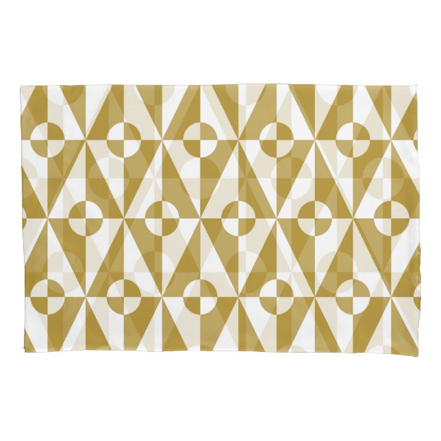 Abstract Geometric: Vintage Seamless Pattern Pillowcase (Front)
