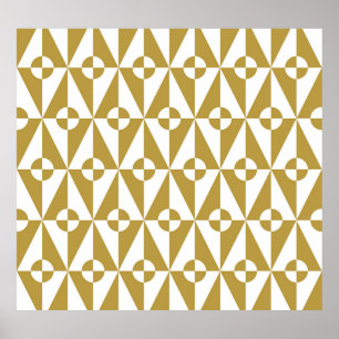 Abstract Geometric: Vintage Seamless Pattern Poster