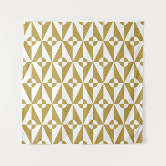 Abstract Geometric: Vintage Seamless Pattern Tapestry (Front)