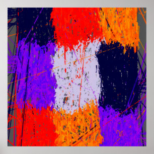 Abstract Geometric Wallpaper Poster