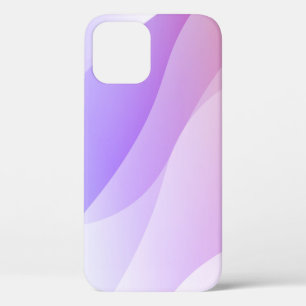 Abstract Geometric Wave Shape with Gradient Soft C iPhone 12 Case
