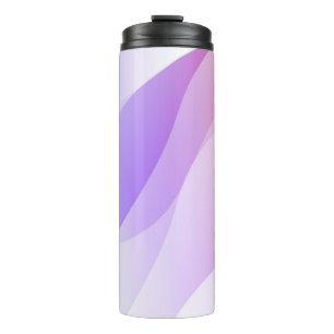 Abstract Geometric Wave Shape with Gradient Soft C Thermal Tumbler