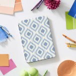 Abstract geometrical, blue and off white iPad pro cover<br><div class="desc">Simple geometrical pattern in off white and blues</div>