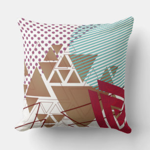 Abstract geometrical figures pattern  cushion