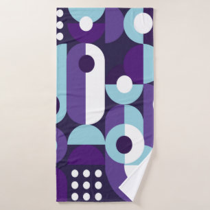 Abstract geometrical formsabstract,art,artwork,bac bath towel