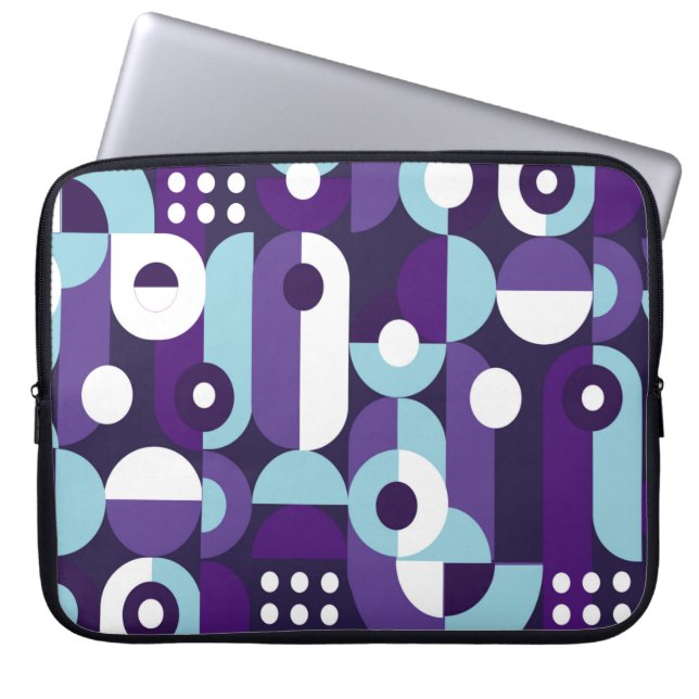 Abstract geometrical formsabstract,art,artwork,bac laptop sleeve (Front)