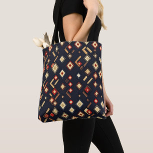 Abstract Geometrical Pattern Tote Bag
