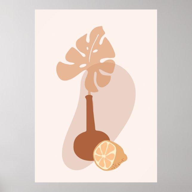  Abstract geometrical shapes Poster (Front)