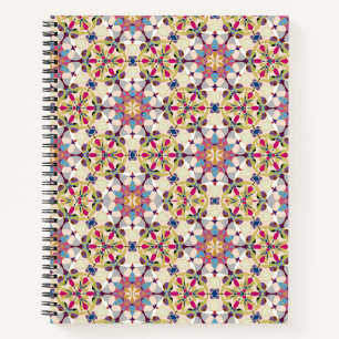 Abstract Geometry Pastel Notebook