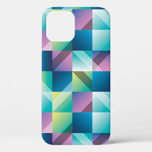Abstract geometry seamless pattern iPhone 12 case