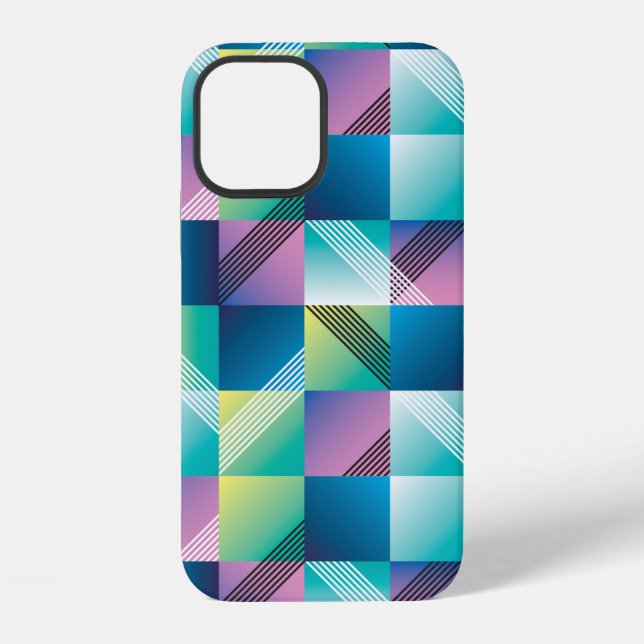 Abstract geometry seamless pattern iPhone case (Back)