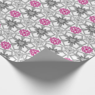 Abstract geometry wrapping paper